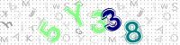 Blue Captcha Image