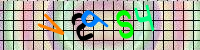 Blue Captcha Image