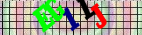 Blue Captcha Image