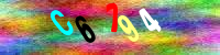 Blue Captcha Image