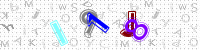 Blue Captcha Image