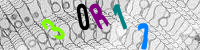 Blue Captcha Image