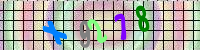 Blue Captcha Image