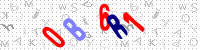 Blue Captcha Image