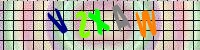Blue Captcha Image