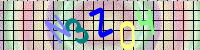 Blue Captcha Image