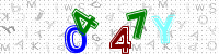 Blue Captcha Image