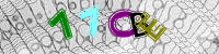 Blue Captcha Image