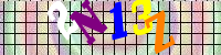 Blue Captcha Image