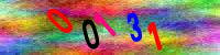Blue Captcha Image
