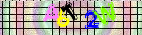 Blue Captcha Image