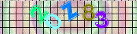 Blue Captcha Image