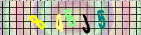 Blue Captcha Image