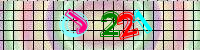 Blue Captcha Image