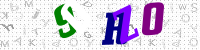 Blue Captcha Image