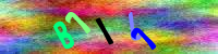 Blue Captcha Image