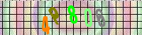 Blue Captcha Image