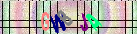 Blue Captcha Image