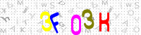 Blue Captcha Image