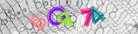 Blue Captcha Image