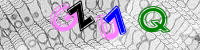 Blue Captcha Image