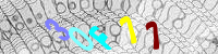 Blue Captcha Image