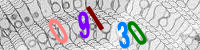 Blue Captcha Image