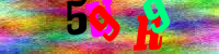 Blue Captcha Image