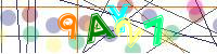 Blue Captcha Image