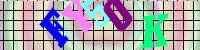 Blue Captcha Image