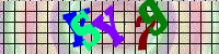 Blue Captcha Image