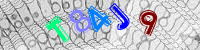 Blue Captcha Image