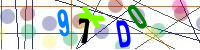 Blue Captcha Image