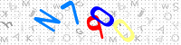 Blue Captcha Image