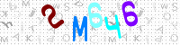 Blue Captcha Image