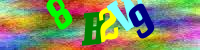 Blue Captcha Image