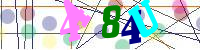 Blue Captcha Image