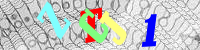 Blue Captcha Image