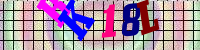 Blue Captcha Image