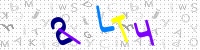 Blue Captcha Image