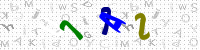 Blue Captcha Image