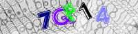 Blue Captcha Image