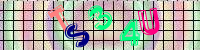 Blue Captcha Image