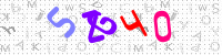 Blue Captcha Image