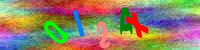 Blue Captcha Image