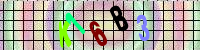 Blue Captcha Image