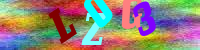 Blue Captcha Image