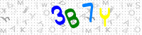 Blue Captcha Image