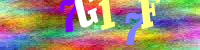 Blue Captcha Image