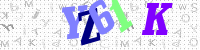 Blue Captcha Image